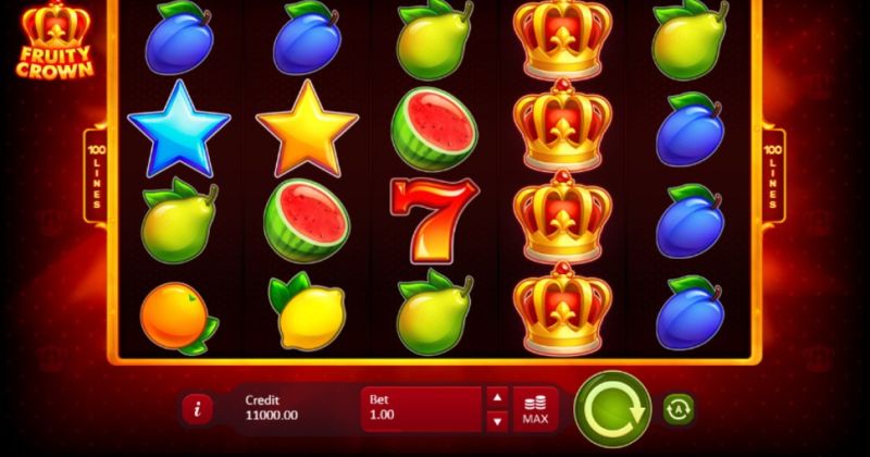 Play in Fruity Crown slot online from Playson for free now | www.haraitai.com