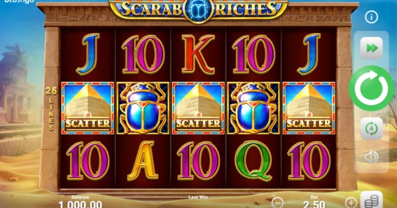 Play in Scarab Riches slot online from Booongo for free now | www.haraitai.com